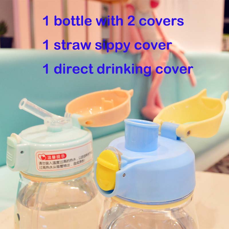 350ml Baby Sippy Cup Straw Bottle